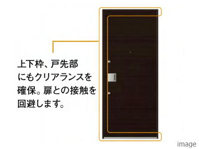 耐震仕様玄関ドアイメージ｜南青山テラス　常盤松フォレスト